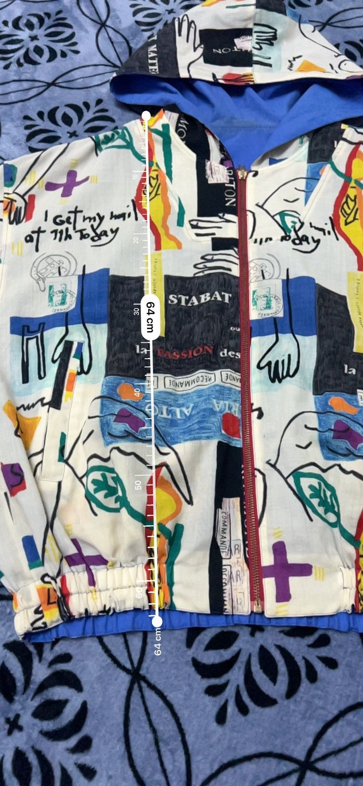 Jean Charles De Castelbajac × Vintage Hoodie Reversible - Full print Jean Charles de Castelbajac Size US M / EU 48-50 / 2 - 11 Thumbnail