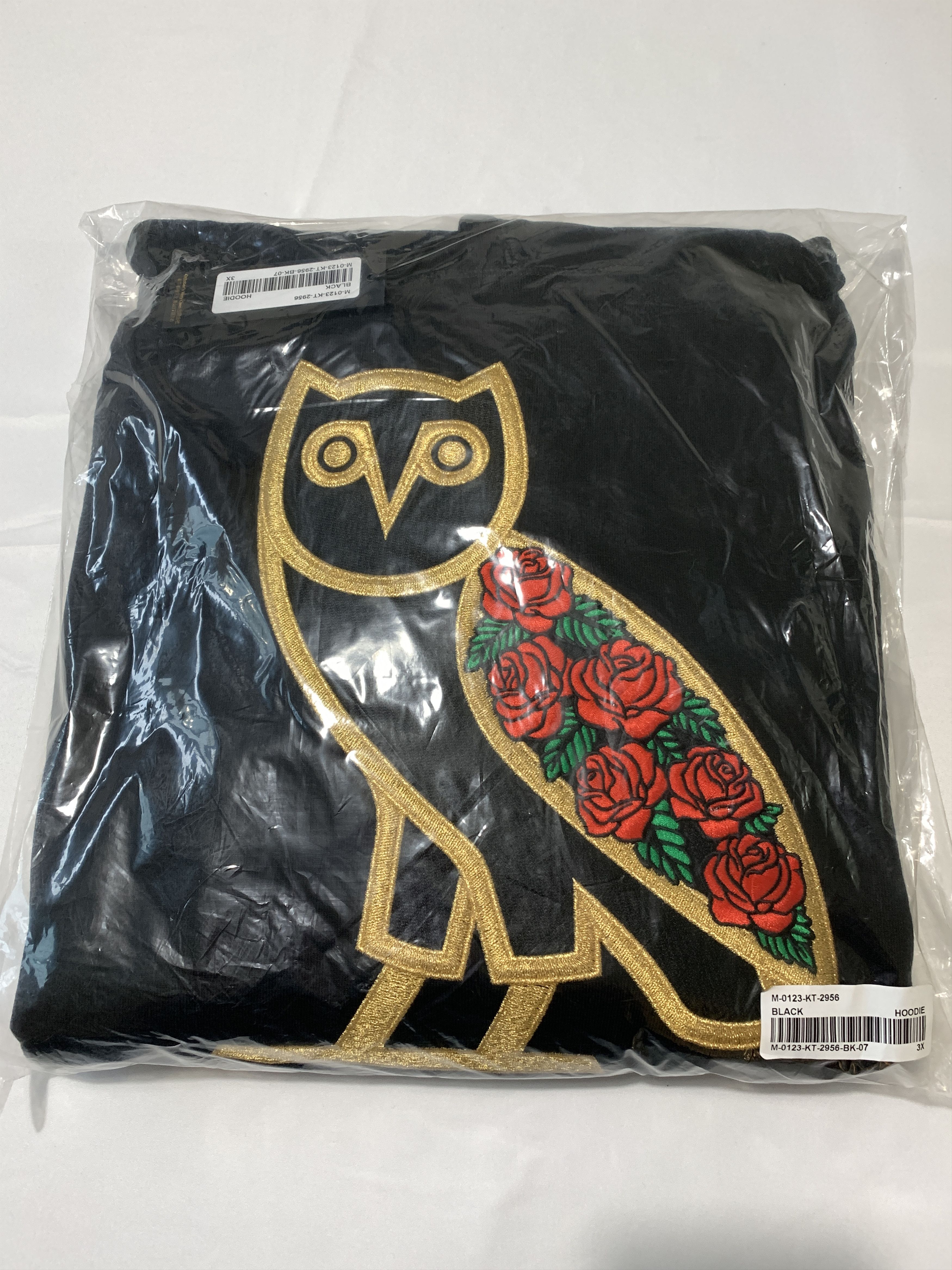 Drake OVO Rose OG Owl Valentine's Hoodie Black XXXL Size US XXL / EU 58 / 5 - 1 Thumbnail