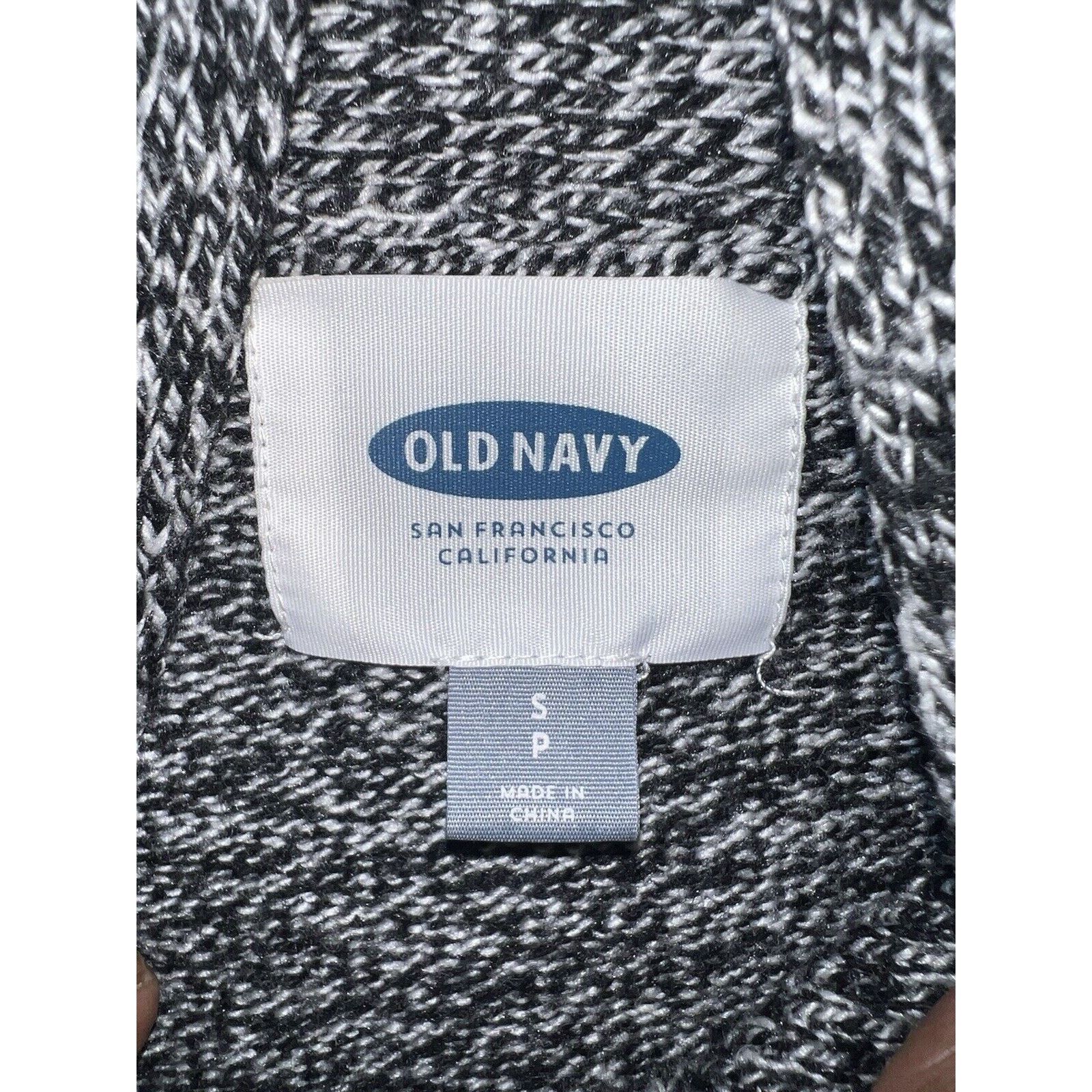 Old Navy Old Navy Men’s Sweater Gray Large Black Cowl Neck White Size US L / EU 52-54 / 3 - 3 Thumbnail
