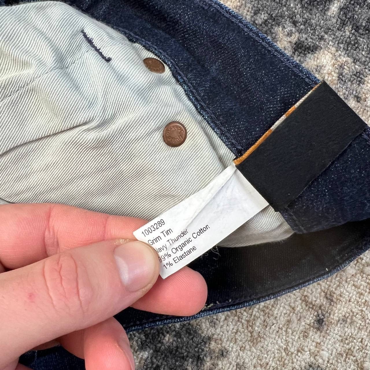 Nudie Jeans Nudie Jeans Japanese Y2K Dark Blue Denim Jeans Size US 33 - 8 Thumbnail