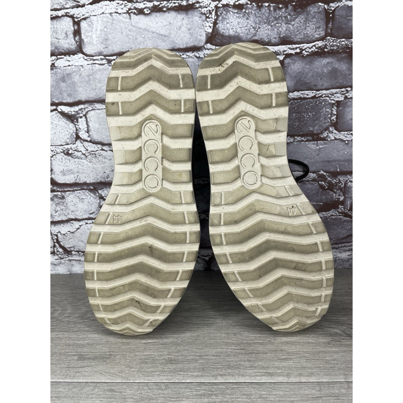 Ecco ECCO Danish Design Brown Leather Casual Low Top Sneakers Men Size US 10.5 / EU 43-44 - 17 Thumbnail