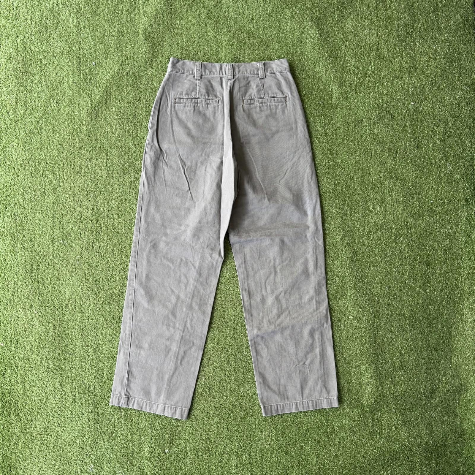 Designer L.L.Bean Women's Cotton Gray Trousers Size ONE SIZE - 4 Thumbnail