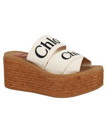 Chloe o1loc1c1024 Woody Wedges in White Size US 6 / IT 36 - 2 Thumbnail