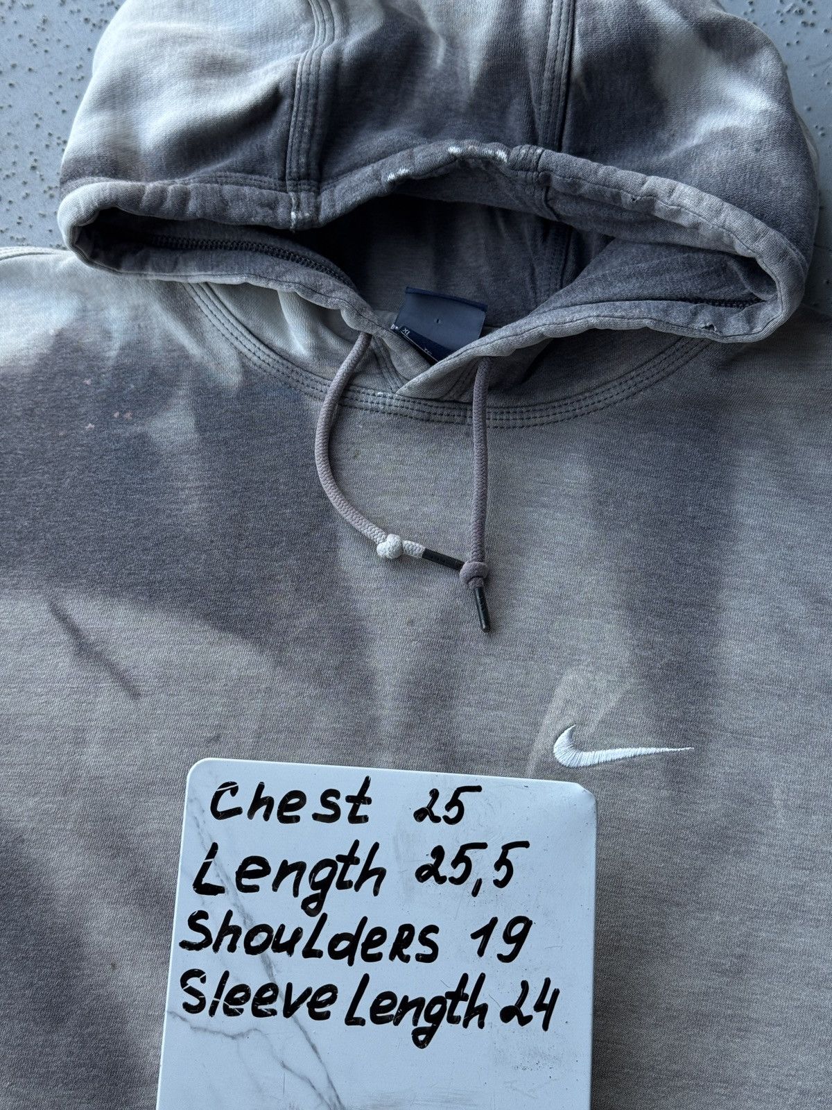 Nike Thrashed Sun Faded Nike Hoodie Distressed Erd grunge y2k tag Size US XL / EU 56 / 4 - 14 Thumbnail