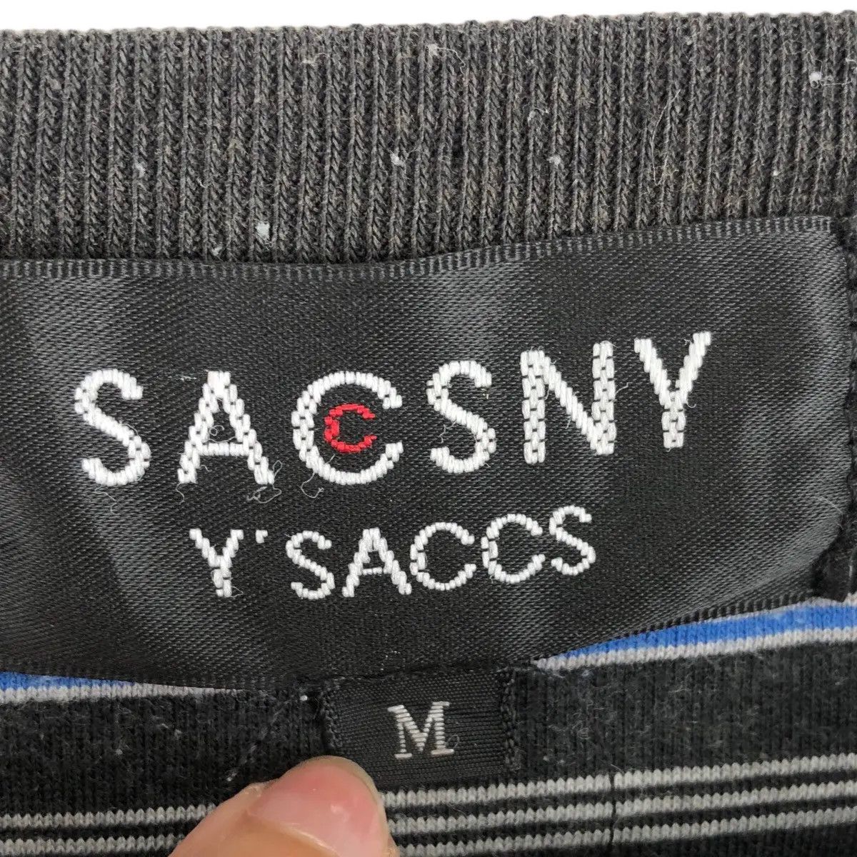 Vtg YOHJI YAMAMOTO Y’SACCS Collection Henley Tee Shirt