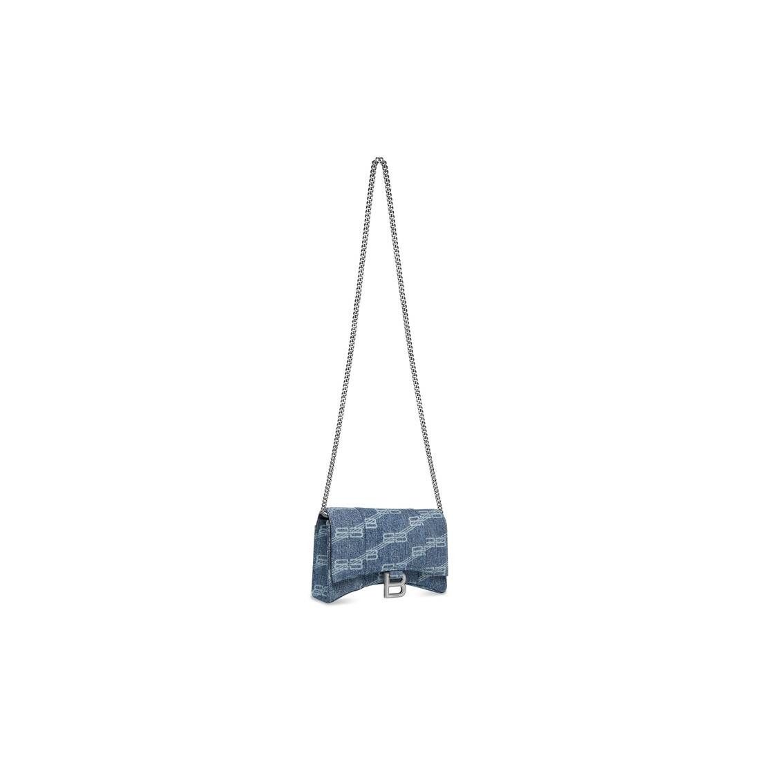 Balenciaga o1srvl11e1224 Size: OS / Wallet On Chain BB Monogram Denim Size ONE SIZE - 2 Thumbnail