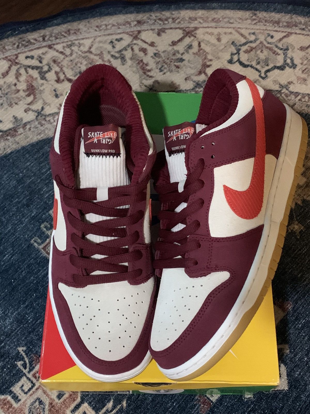 Nike 2022 Nike Sb Dunk Low Skate Like A Girl Size US 11.5 / EU 44-45 - 2 Thumbnail