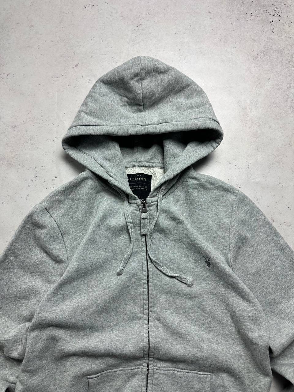 Allsaints × Vintage Vintage Allsaints Boxy Zip Hoodie Y2K L Size US L / EU 52-54 / 3 - 3 Thumbnail