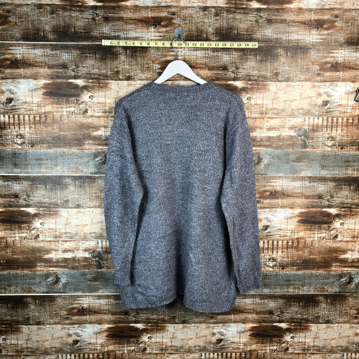 Homespun Knitwear Jorjet vintage Grey sweater Knitwear #A1898 Size US L / EU 52-54 / 3 - 12 Thumbnail