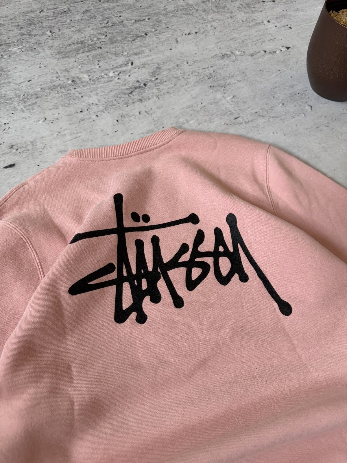 Stussy × Vintage STUSSY CENTER HAFT LOGO OVERSIZE BAGGY FIT SWEATSHIRT Size US M / EU 48-50 / 2 - 4 Thumbnail