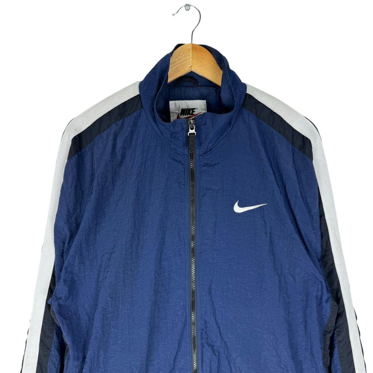 Vintage ⚡️NIKE SWOOSH SPORTS WINDBREAKER LIGHT JACKET Size US L / EU 52-54 / 3 - 3 Thumbnail