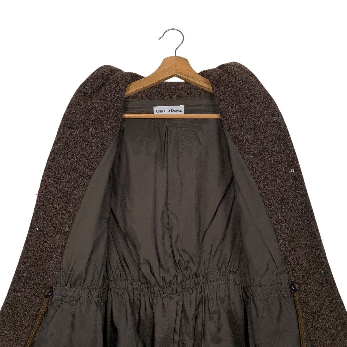 Gerard Darel Gerard Darel Paris Women Wool Hooded Jacket Size M / US 6-8 / IT 42-44 - 13 Thumbnail