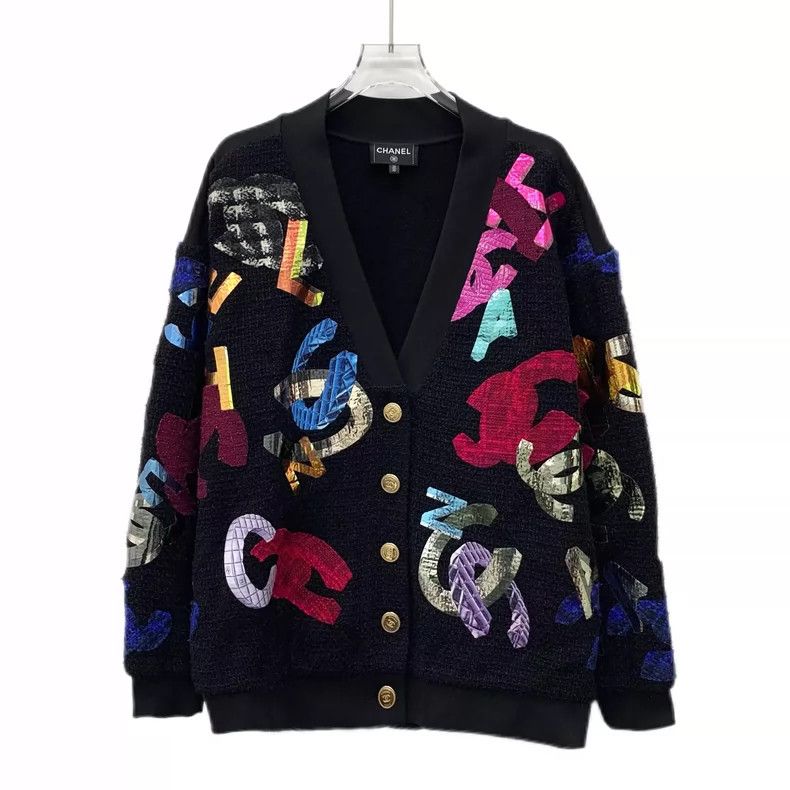 Chanel Chanel Color-matched high-end handicraft workshop logo lett Size S / US 4 / IT 40 - 1 Thumbnail