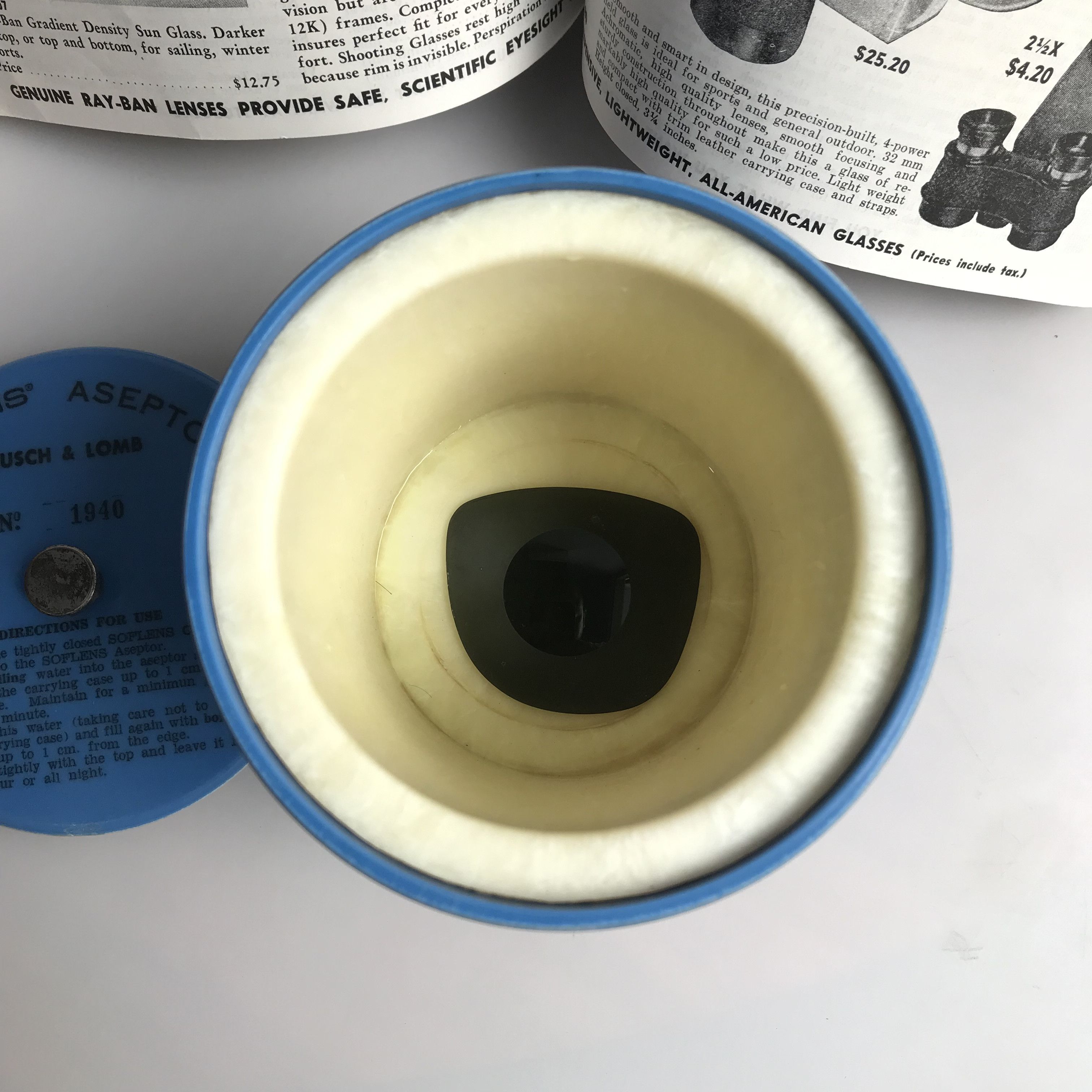 Bausch & Lomb Vintage Bausch and Lomb rayban Soflens Aseptor Size ONE SIZE - 2 Thumbnail