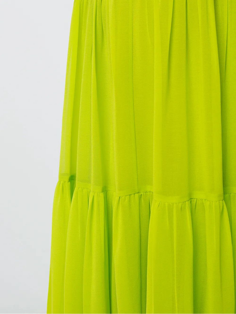 Valentino o1y0326 Maxi Skirt in Green Size 26" / US 2 / IT 38 - 5 Thumbnail