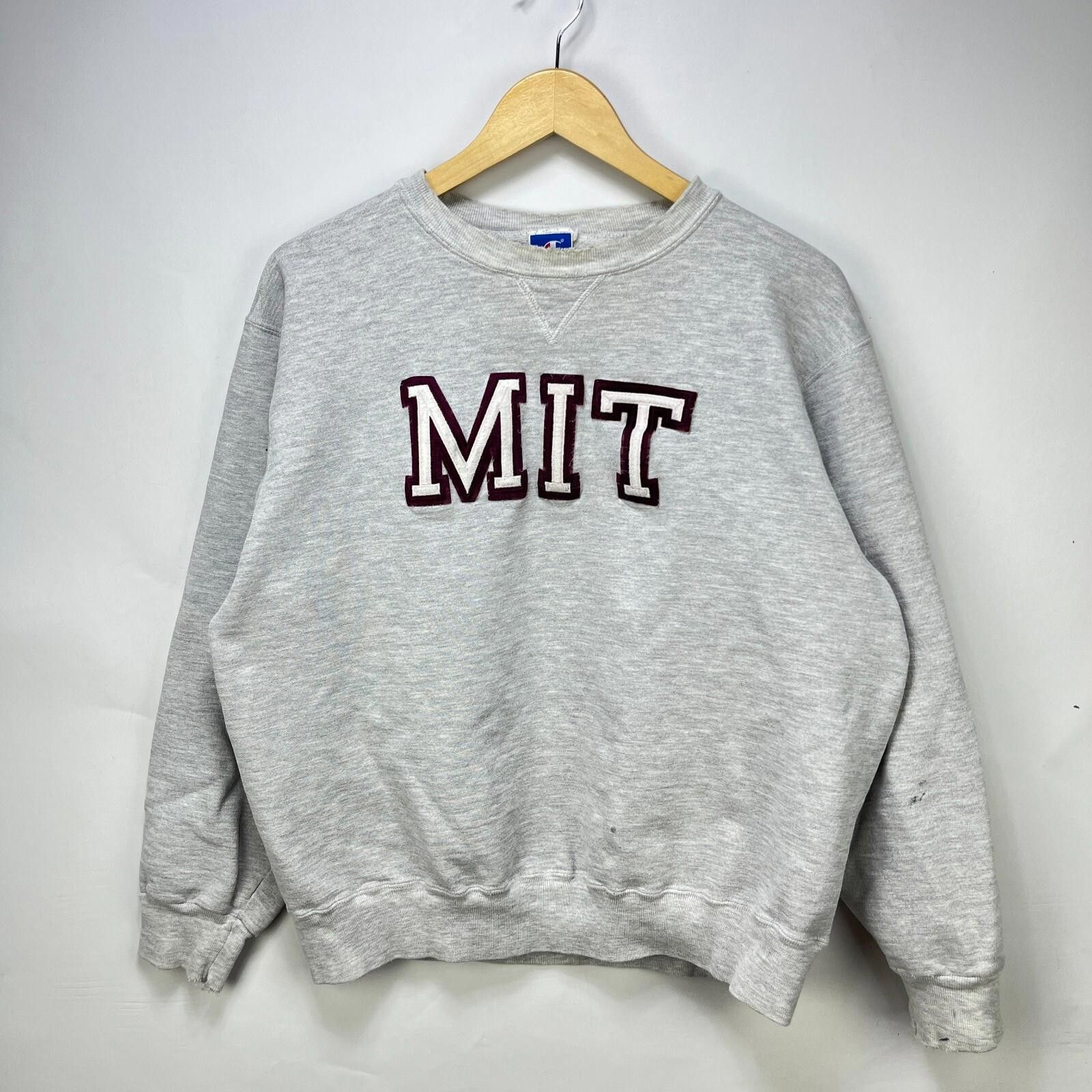 Champion Vintage 90s MIT Champion Sweatshirt Medium Massachusetts Size US M / EU 48-50 / 2 - 1 Thumbnail