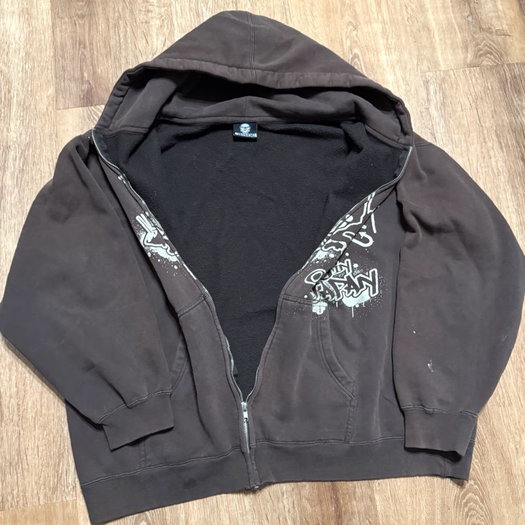 Vintage VINTAGE Only In Japan Gaming Video Games Zip Up Jacket Sweatshirt Mens XL BROWN 90s Gaming 3-in-1 Jacket Men XL Brown Size US XL / EU 56 / 4 - 4 Thumbnail