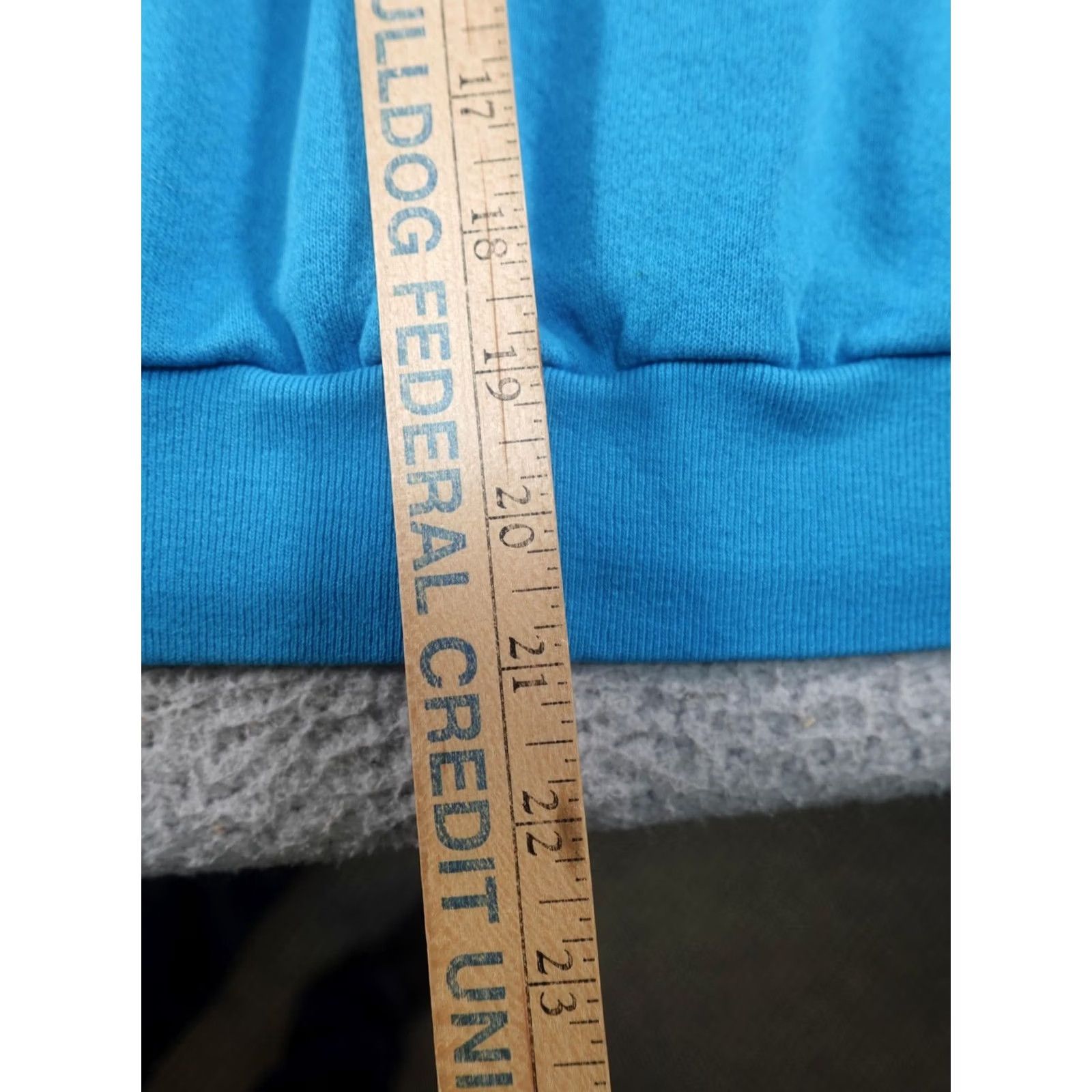 Tultex VINTAGE Tultex Sweatshirt Womens M Blue Blank Crewneck Fleece Pullover 90s Mens Womens Boys Girls Size M / US 6-8 / IT 42-44 - 6 Thumbnail