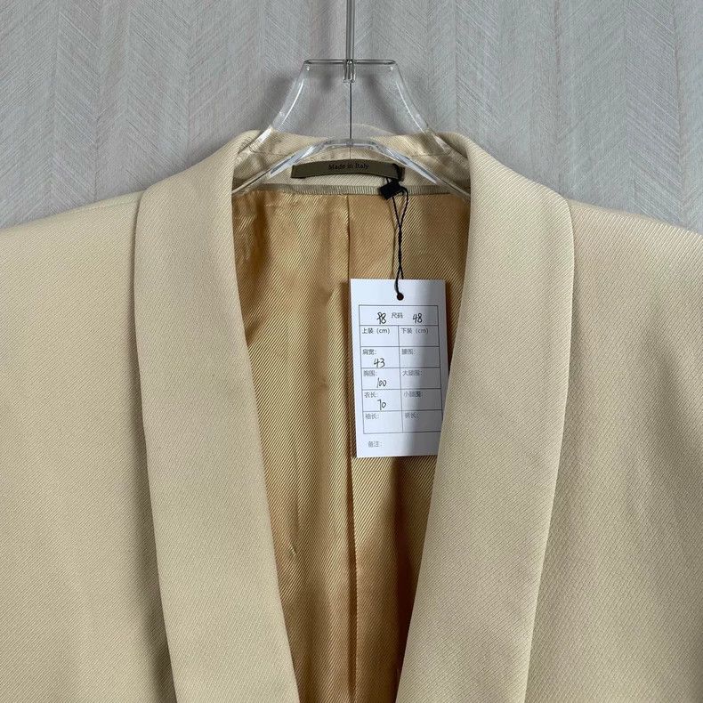 Gucci Gucci Milky yellow suit jacket 2502-Nextarrow Size US M / EU 48-50 / 2 - 2 Thumbnail