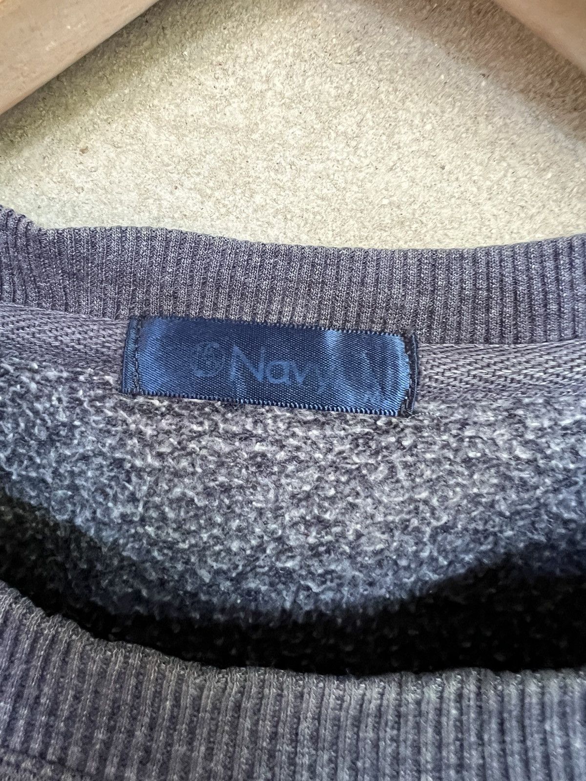 Vintage Vintage Navy Spell Out Sweatshirt Size US S / EU 44-46 / 1 - 4 Thumbnail