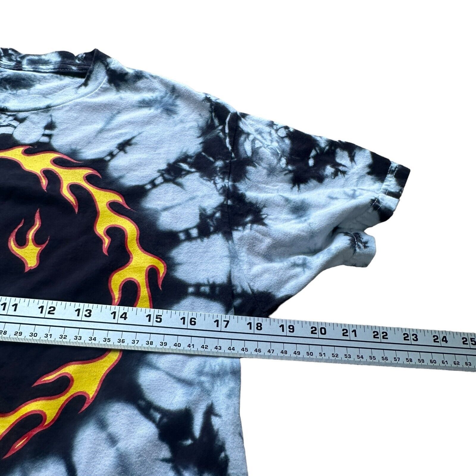 The Unbranded Brand Samborghini T-Shirt Men M White Tie Dye Flaming Face Graphic Size US M / EU 48-50 / 2 - 7 Thumbnail