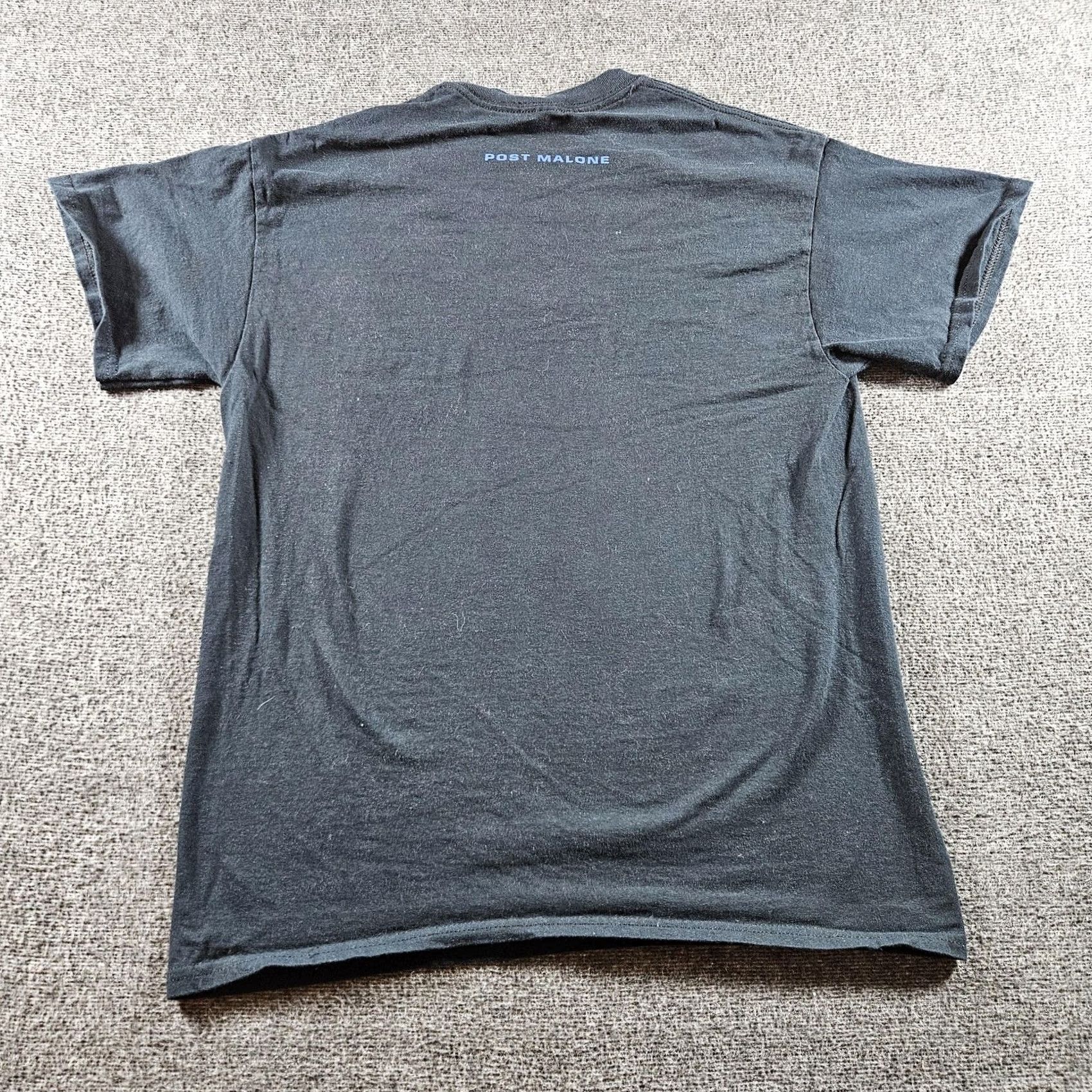 CO Post Malone Shirt Mens Medium Black Live Portrait Graphic Tee Tour Posty Co Size US M / EU 48-50 / 2 - 7 Thumbnail