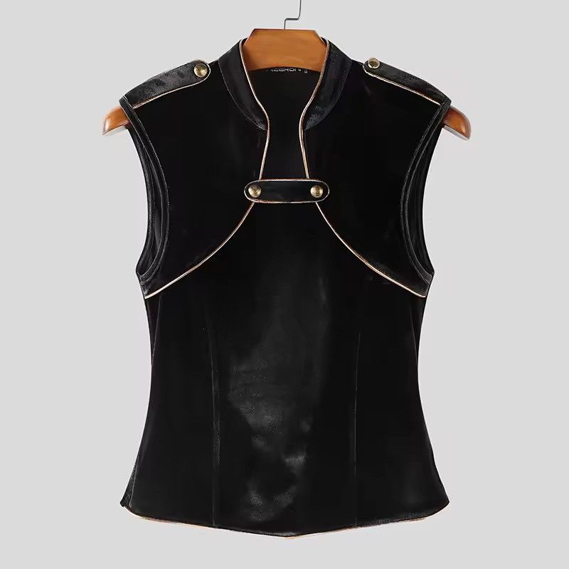 Japanese Brand Japanese Retro Vintage Collar Sleeveless Streetwear Top Size US XL / EU 56 / 4 - 2 Thumbnail