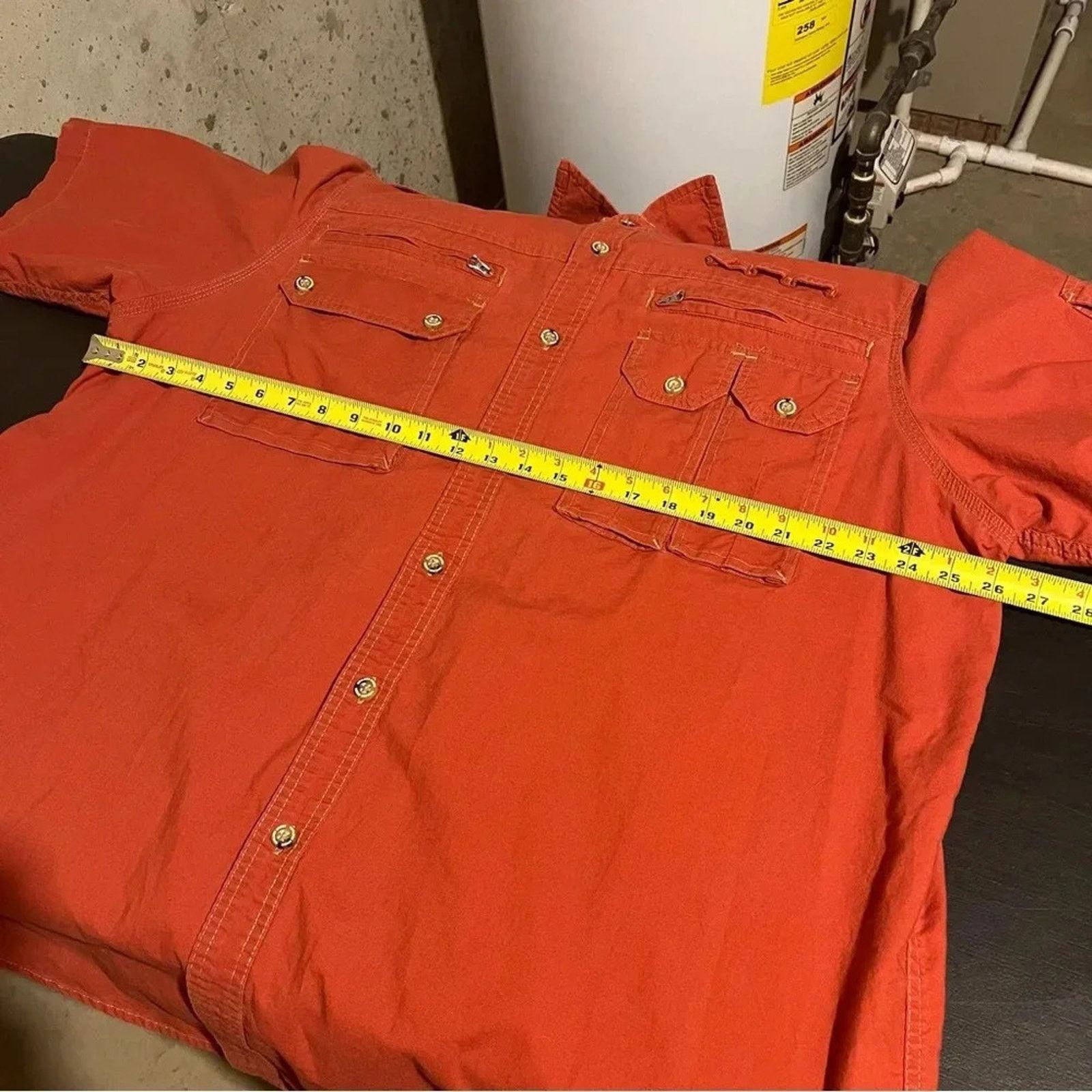 Boulder Creek Boulder Creek Shirt 2XL Utility Hiking Safari Short Sleeve Size US XXL / EU 58 / 5 - 7 Thumbnail