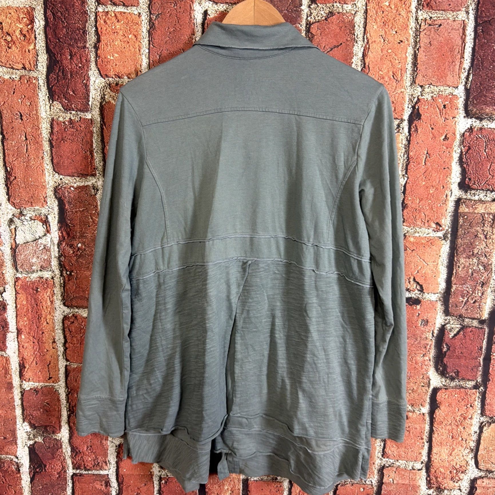 Vintage Neon Buddha Jacket Women L Green Button Knit Cotton Blend Casual Basic Jacket Regular Size L / US 10 / IT 46 - 4 Thumbnail