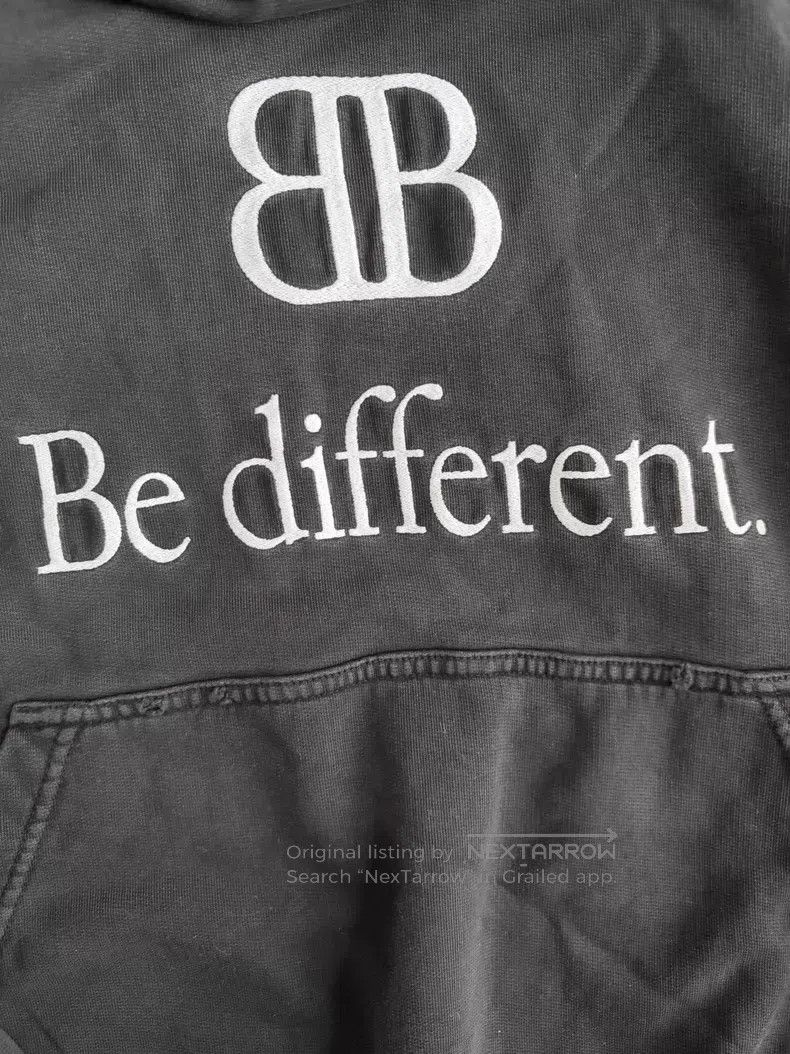 Balenciaga Balenciaga 2B Logo Printed Hooded Pullover Hoodie Size US XS / EU 42 / 0 - 3 Thumbnail
