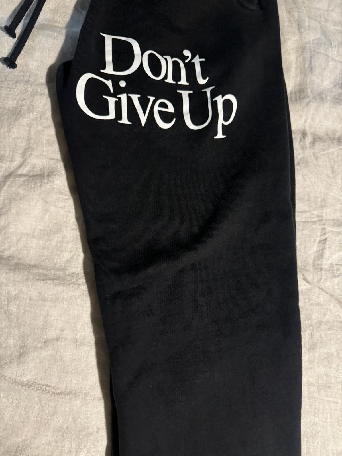 Death Grips × Praying Praying Don't Give Up Sweats Washed Black XL Size 36" / US 14 / IT 50 - 10 Thumbnail
