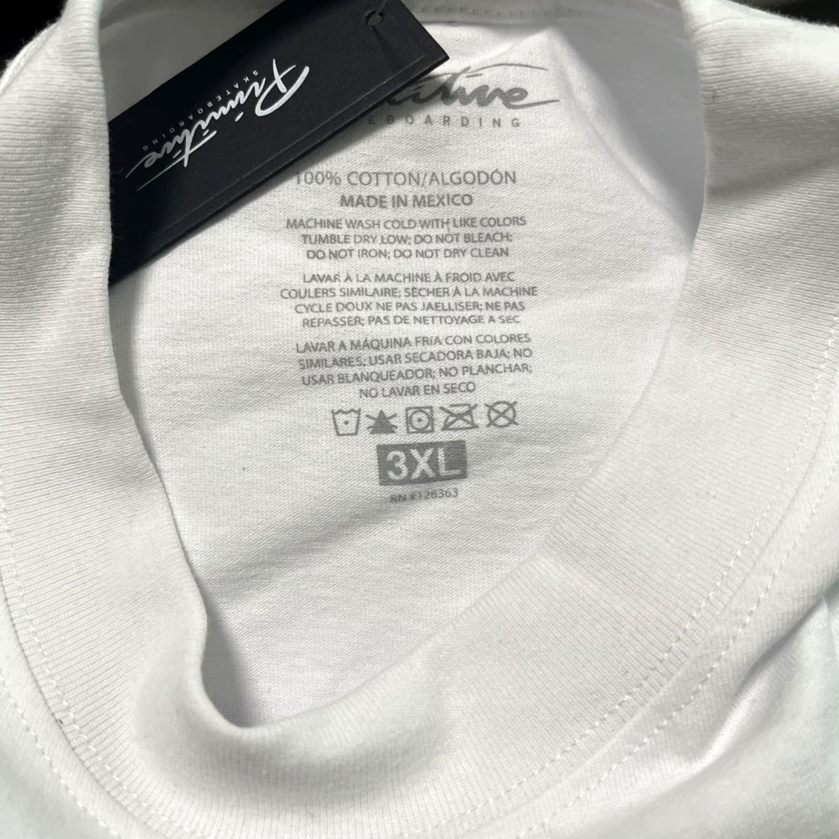 Primitive Primitive Apparel T-Shirt Short Sleeve Mens 3XL White Embroidered NWT Crew Neck Cotton Skateboarding Lightweight Heavyweight Vintage: No Size US XXL / EU 58 / 5 - 4 Thumbnail