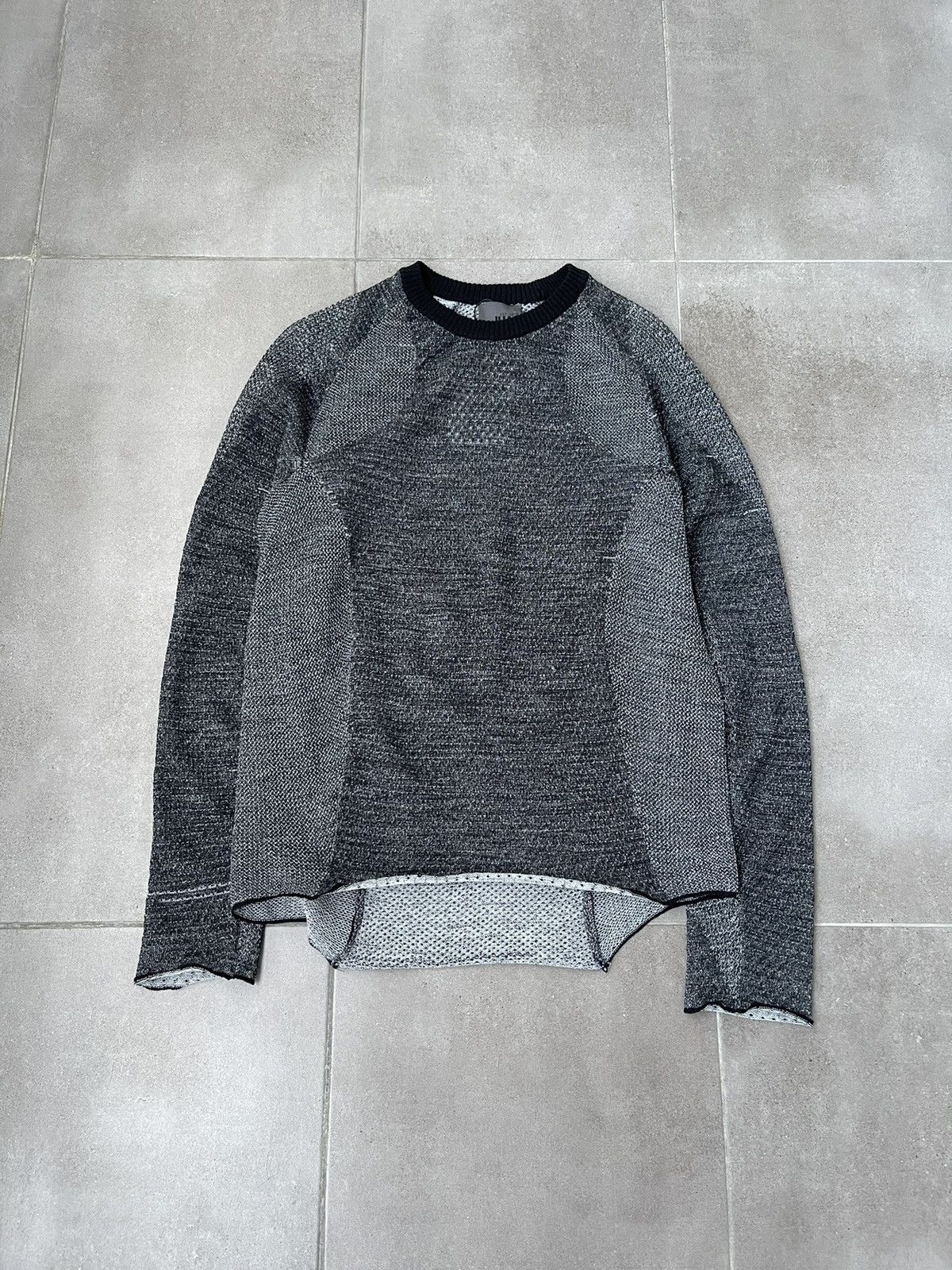 Saul Nash !DS! SS23 Saul Nash High Neck Compression Grey Wool Jumper Size US L / EU 52-54 / 3 - 9 Thumbnail