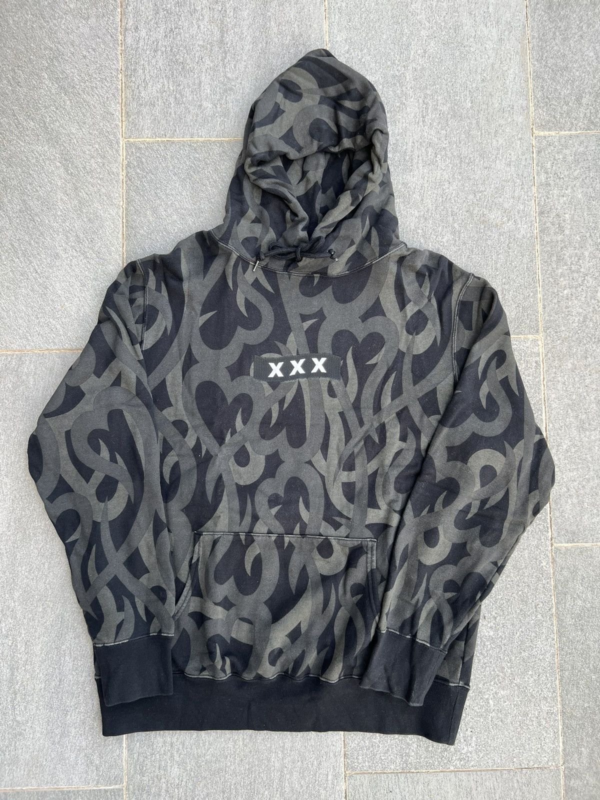 04AW Number (N)ine Heart Tribal Hoodie 3