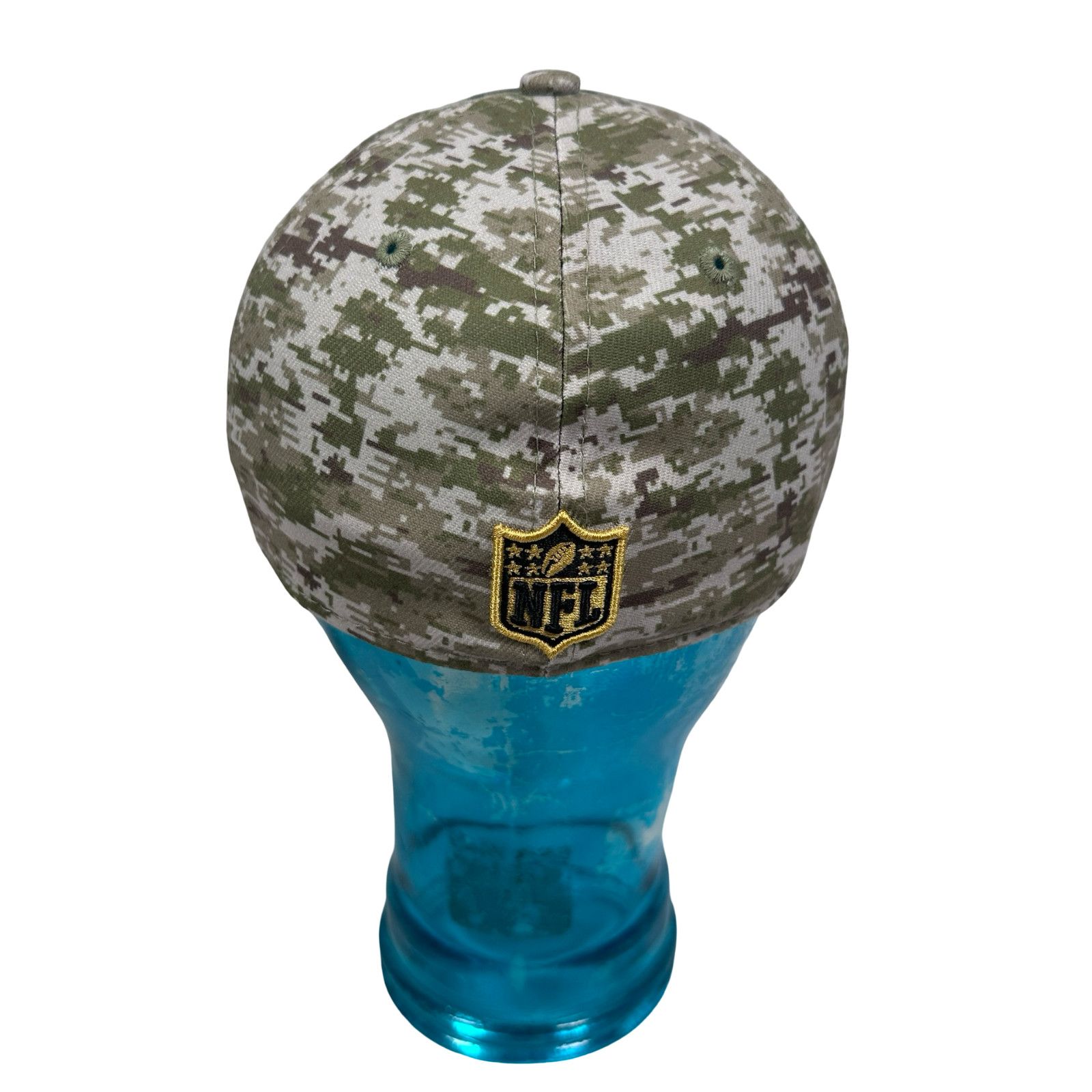 New Era New Era 39THIRTY NY Jets Flexfit Fitted Hat S/XS Green Camo Size ONE SIZE - 4 Thumbnail