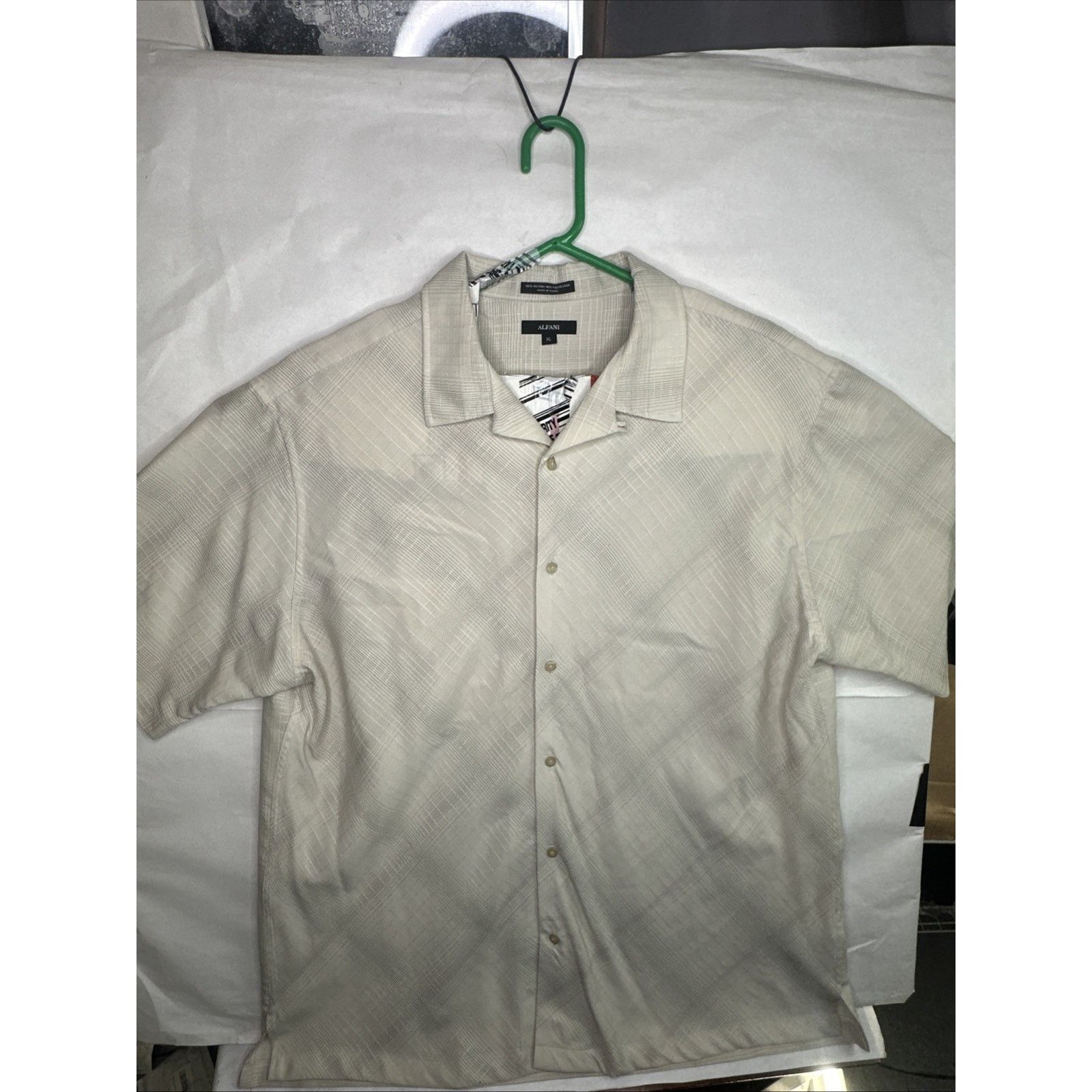 Alfani Alfani Polo Shirt Mens Large Plain Short Sleeve XL Size US XL / EU 56 / 4 - 1 Thumbnail
