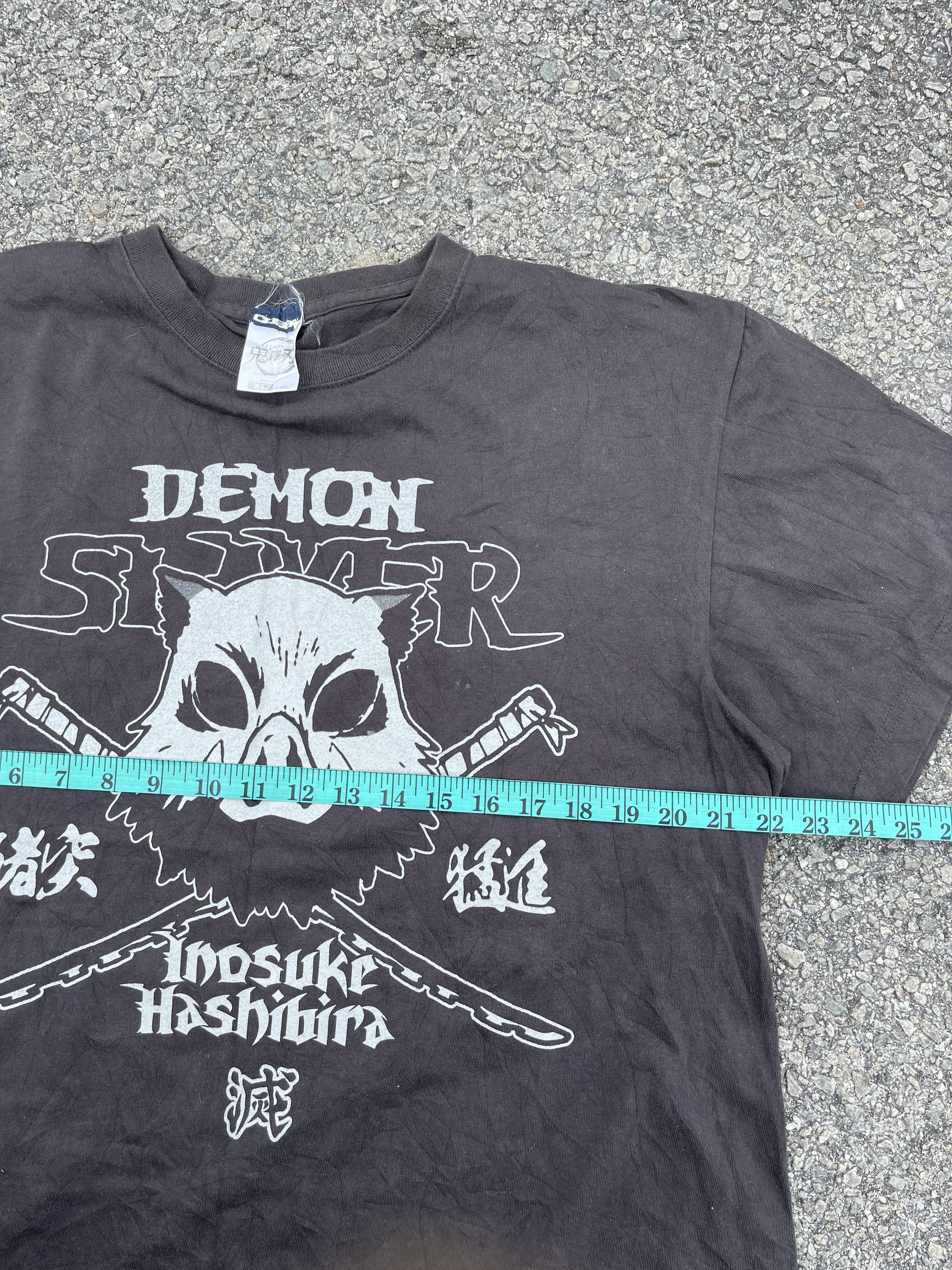 Anime Vintage y2k Demon Slayer x Cospa Black Tee Size US L / EU 52-54 / 3 - 6 Thumbnail