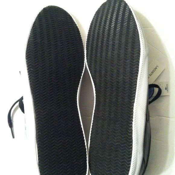 Lacoste LACOSTE MENS NEW BLACK LEATHER FASHION SNEAKERS SIZE: 11.5 Size US 11.5 / EU 44-45 - 13 Thumbnail