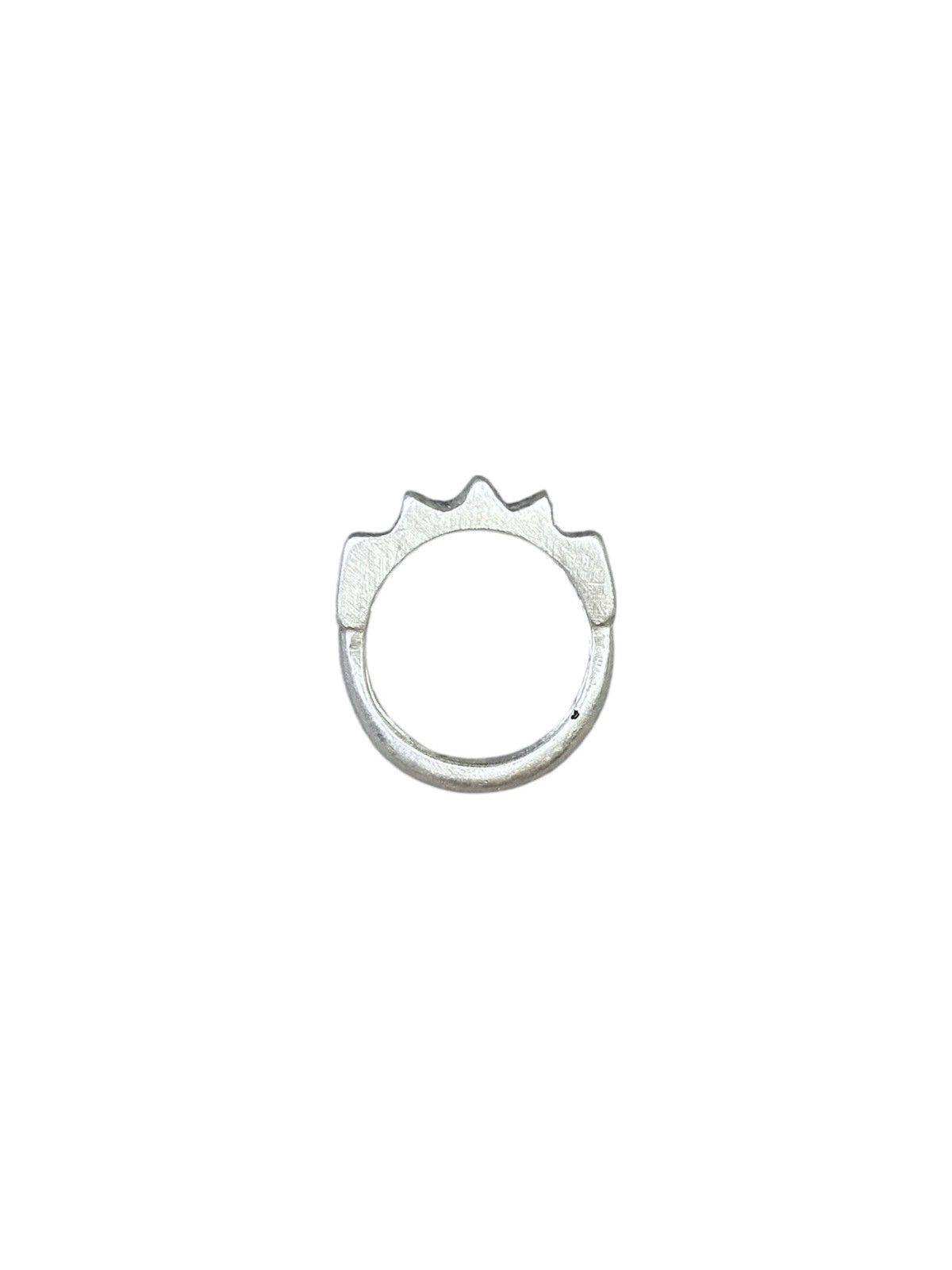 Vintage 2000s HANDCRAFTED BRUTALIST PILLAR STERLING SILVER RING Size ONE SIZE - 6 Thumbnail