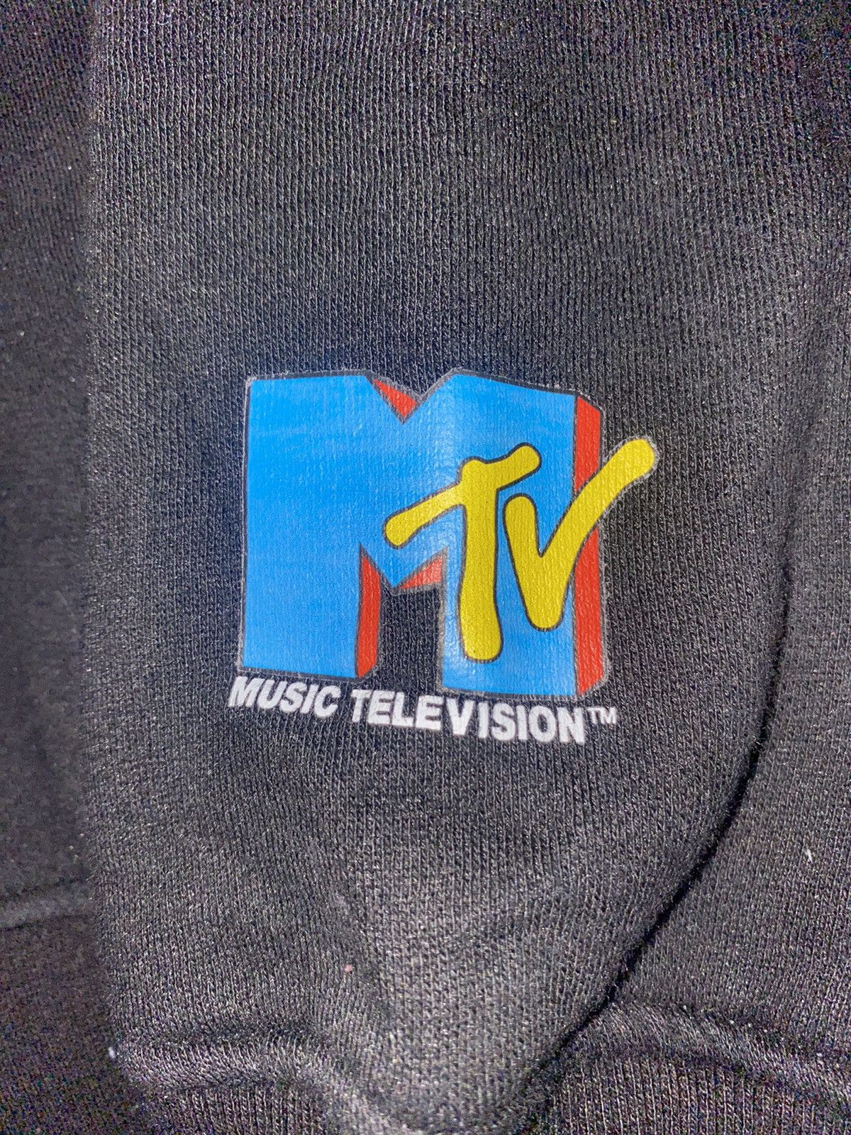 Mtv Rare Black MTV Sweatshirt Size US L / EU 52-54 / 3 - 8 Thumbnail
