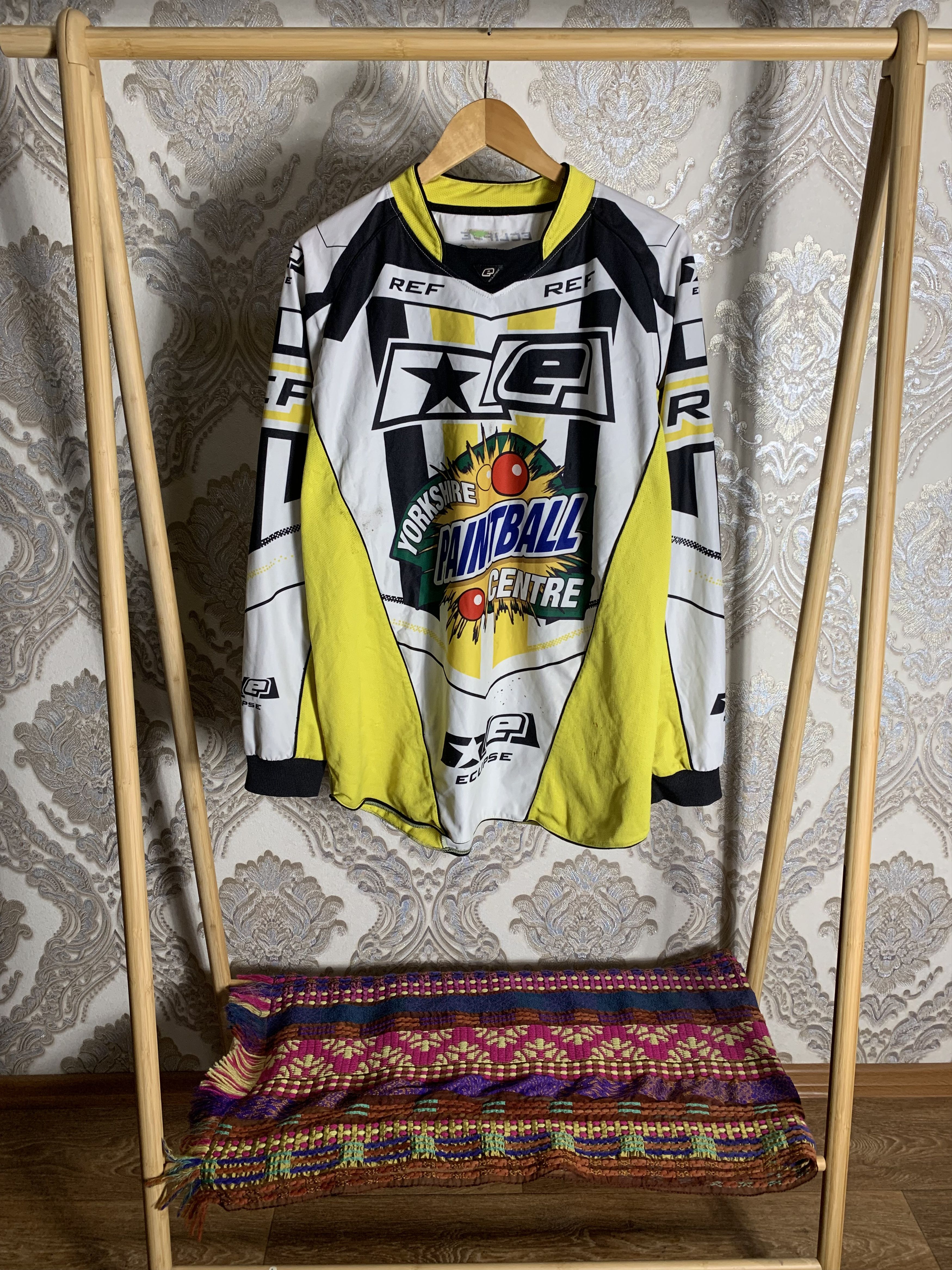 NASCAR VINTAGE ECLIPSE PLAYING MOTORCYCLE JERSEY RACING Y2K 90s USA Size US L / EU 52-54 / 3 - 1 Thumbnail