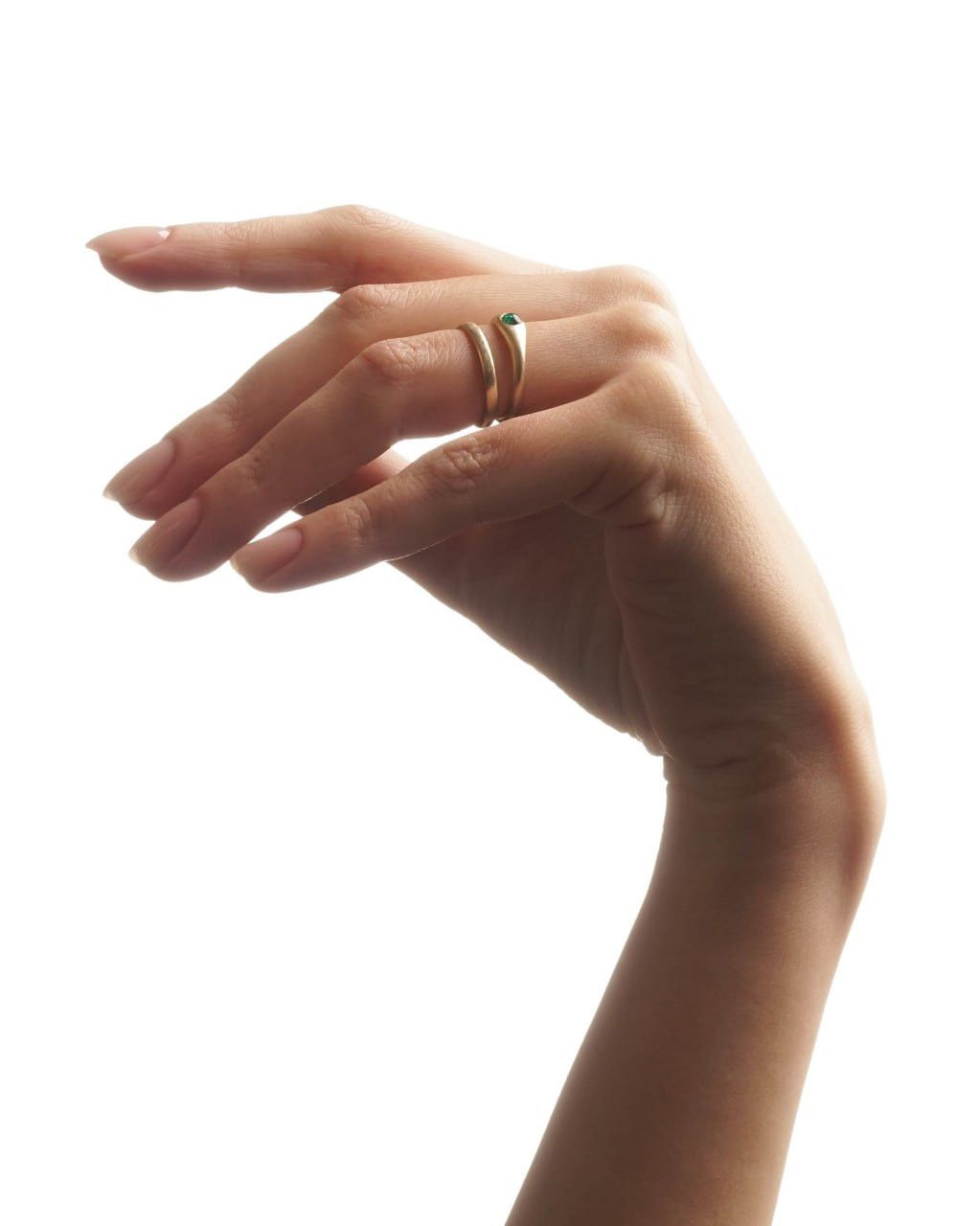 Other KAI / Gold Emerald Cabochon Ring Size ONE SIZE - 5 Thumbnail