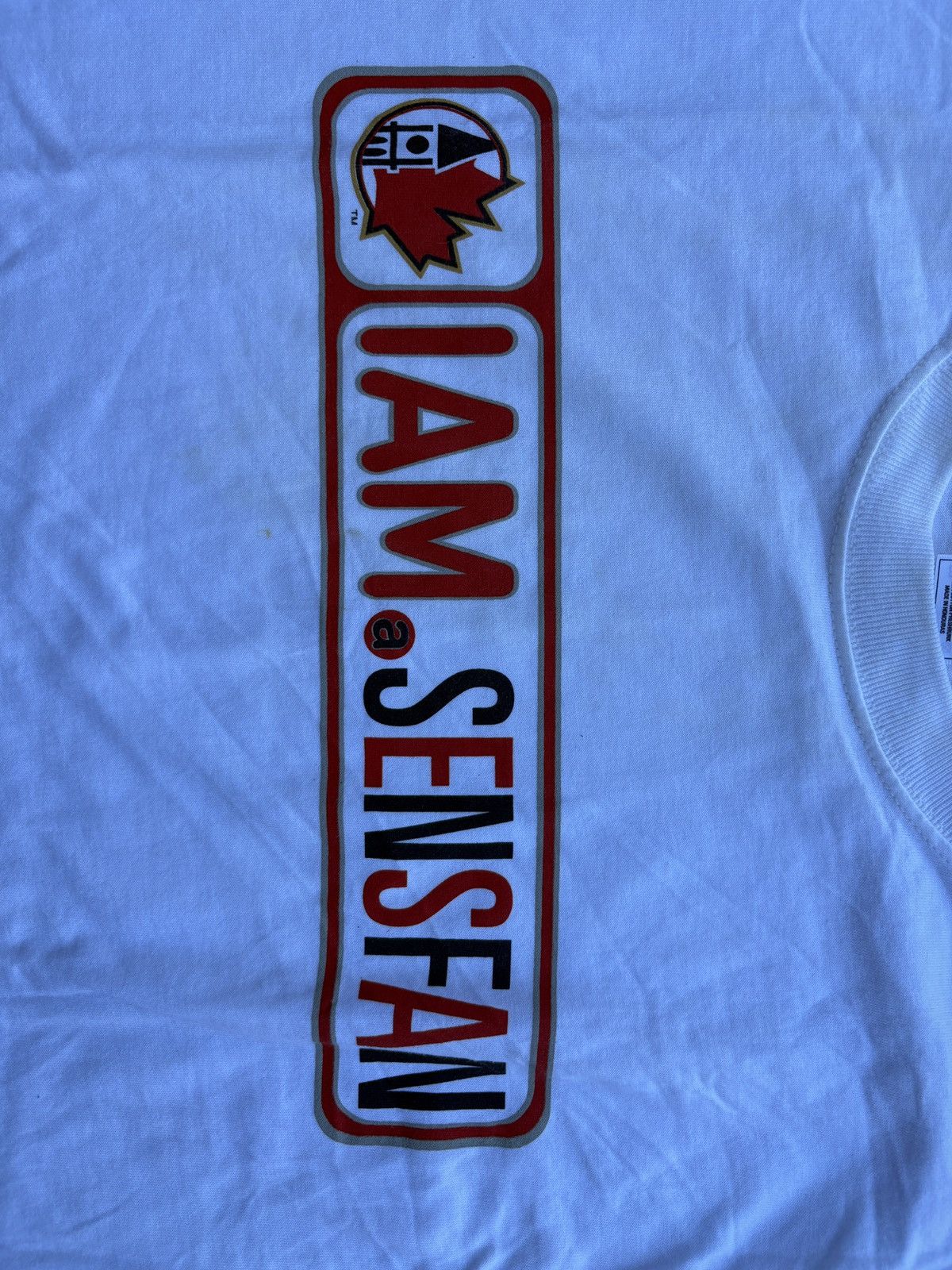 Fruit Of The Loom Vintage 1990s FOTL NHL “I Am a Sensfan” Ottawa Tee Size XL Size US L / EU 52-54 / 3 - 4 Thumbnail