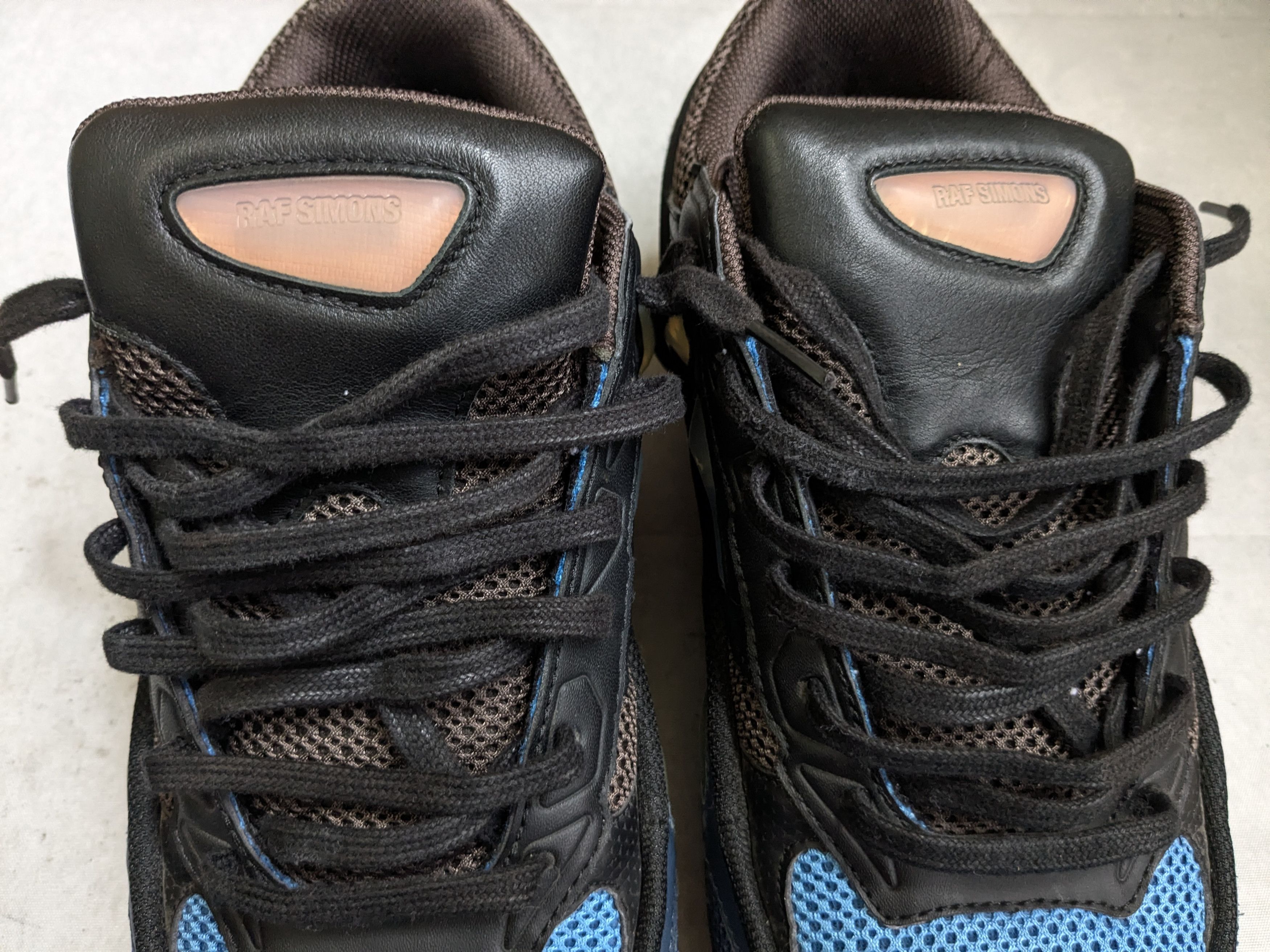 Adidas × Raf Simons Raf Simons Ozweego 2 Black Blue Size US 10.5 / EU 43-44 - 3 Thumbnail