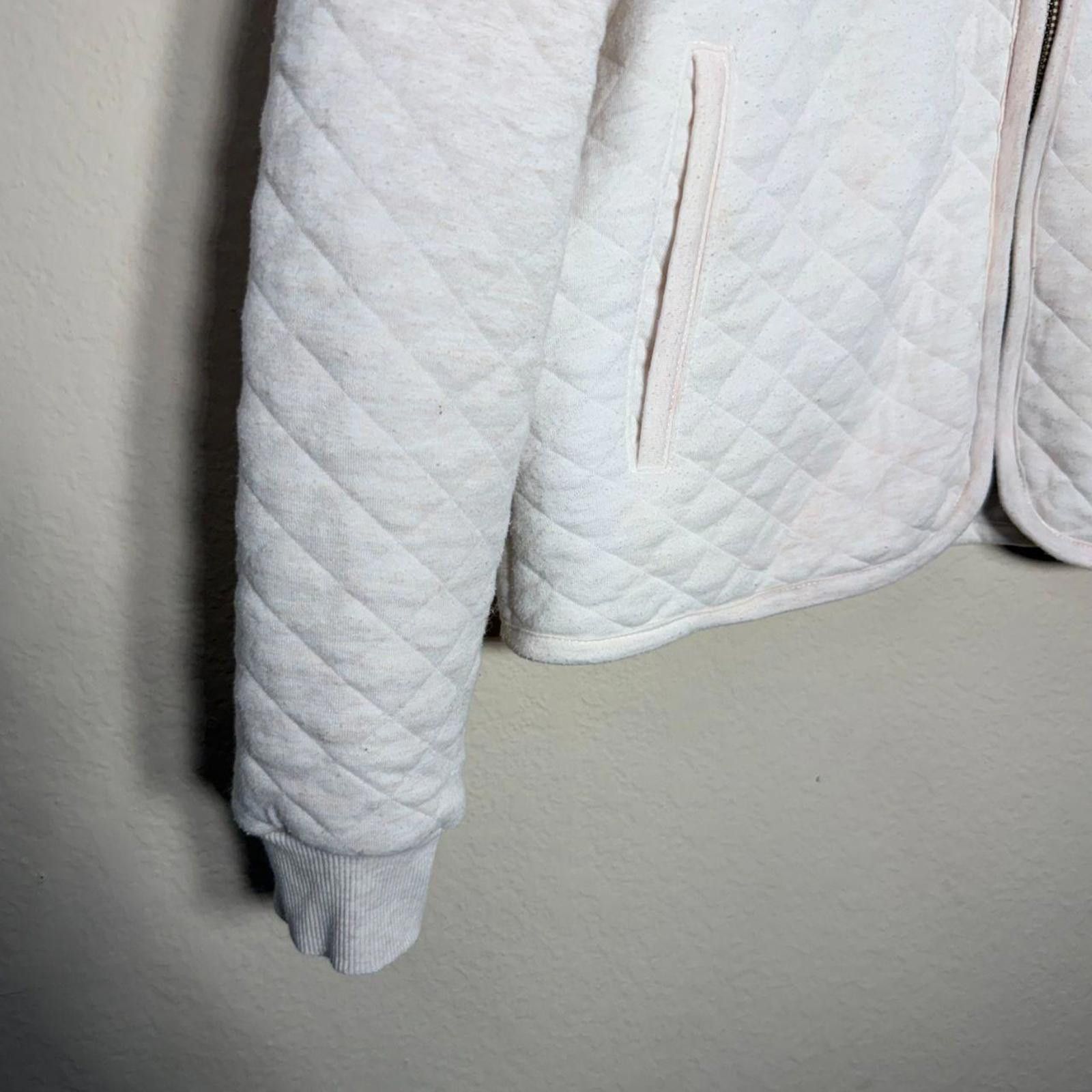 Marine Layer Marine Layer Jacket Women's S Oatmeal Quilted Bomber Size S / US 4 / IT 40 - 2 Thumbnail