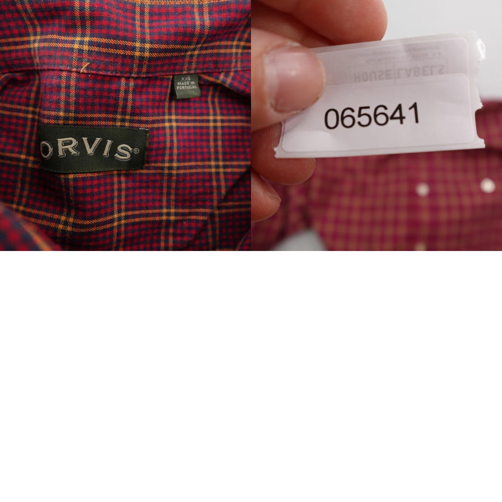 Orvis VINTAGE Orvis Shirt Mens 2XL Red Blue Plaid Flannel Button-Up Casual Outdoors Mens 2XL Red Plaid Flannel Shirt Orvis Button-Down Cotton Size US XXL / EU 58 / 5 - 8 Thumbnail