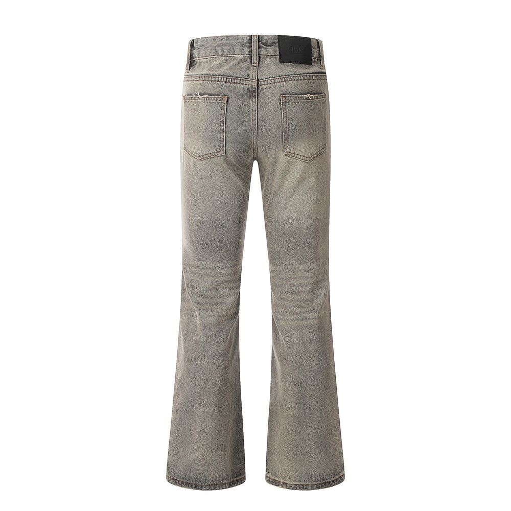 Japanese Brand × Jean Men's hippie trend distressed washed flared jeans Size US 32 / EU 48 - 3 Thumbnail