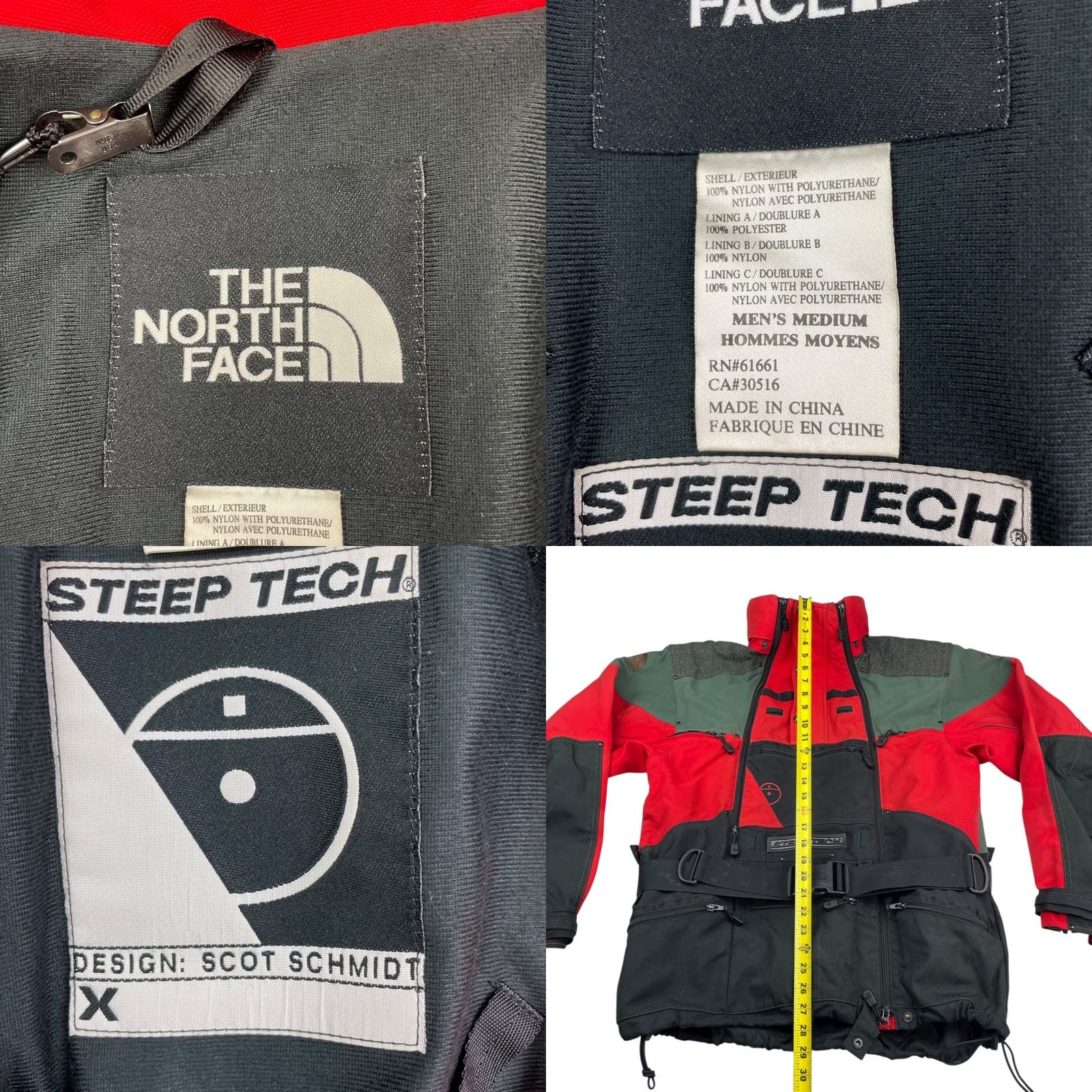 The North Face The North Face Men’s Steep Tech x Scot Schmidt Ski/Snowboard Jacket Medium Green Vector Full Zip Hooded Windproof Water Repellent Pockets Mens Size US M / EU 48-50 / 2 - 8 Thumbnail