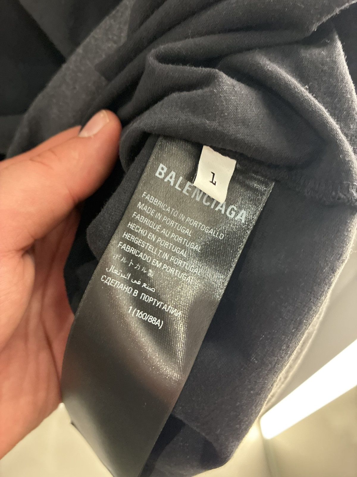 Balenciaga Balenciaga Puma Thick Cotton T shirt Size US S / EU 44-46 / 1 - 6 Thumbnail
