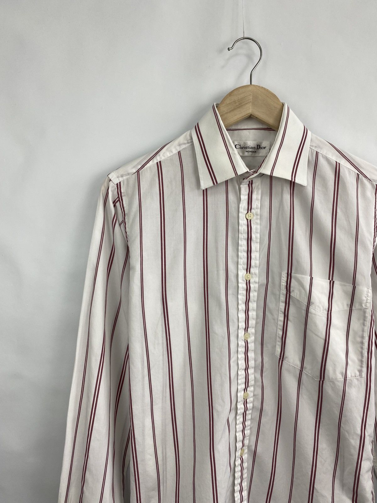 Christian Dior Monsieur Vintage 90s Dior Shirt Long Sleeve Rare Retro Hype Y2K Size US S / EU 44-46 / 1 - 2 Thumbnail